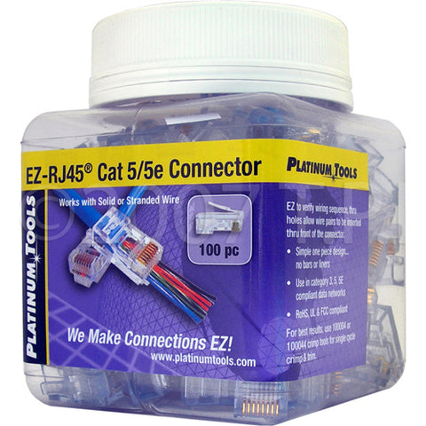 SCP 100 EZ-RJ45 CAT5E Crimp Plugs