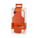 REIKO IPHONE 4/ 4G HYBRID HEAVY DUTY HOLSTER COMBO CASE IN WHITE ORANGE