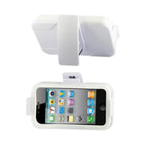 REIKO IPHONE 4G HYBRID HEAVY DUTY HOLSTER COMBO KICKSTAND CASE IN WHITE