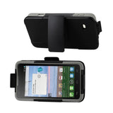 REIKO ALCATEL ONE TOUCH SONIC LTE 3-IN-1 HYBRID HEAVY DUTY HOLSTER COMBO CASE IN GRAY BLACK