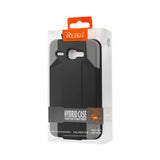 REIKO ALCATEL ONE TOUCH SONIC LTE 3-IN-1 HYBRID HEAVY DUTY HOLSTER COMBO CASE IN GRAY BLACK