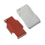 REIKO IPHONE SE/ 5S/ 5 3-IN-1 HYBRID HEAVY DUTY HOLSTER COMBO CASE IN ORANGE WHITE