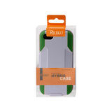 REIKO IPHONE 5/5S/SE 3-IN-1 HYBRID HEAVY DUTY HOLSTER COMBO CASE IN WHITE GREY