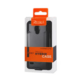 REIKO LG OPTIMUS L9 3-IN-1 HYBRID HEAVY DUTY HOLSTER COMBO CASE IN BLACK