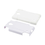 REIKO LG OPTIMUS L9 3-IN-1 HYBRID HEAVY DUTY HOLSTER COMBO CASE IN WHITE