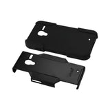 REIKO MOTOROLA MOTO X 3-IN-1 HYBRID HEAVY DUTY HOLSTER COMBO CASE IN BLACK