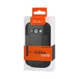 REIKO SAMSUNG GALAXY RING 3-IN-1 HYBRID HEAVY DUTY HOLSTER COMBO CASE IN BLACK