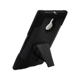 REIKO NOKIA LUMIA 1520 HYBRID HEAVY DUTY CASE WITH KICKSTAND IN BLACK