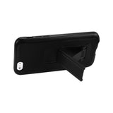 REIKO IPHONE 6 PLUS HYBRID HEAVY DUTY CASE WITH VERTICAL KICKSTAND IN BLACK