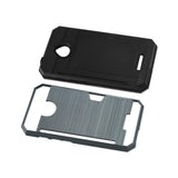 REIKO ALCATEL DAWN/ STREAK SLIM ARMOR HYBRID CASE WITH CARD HOLDER IN NAVY