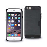 REIKO IPHONE 6 SLIM ARMOR HYBRID CASE WITH CARD HOLDER IN NAVY