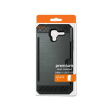 REIKO KYOCERA HYDRO VIEW SLIM ARMOR HYBRID CASE WITH CARD HOLDER IN GRAY