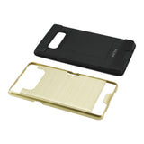 REIKO SAMSUNG GALAXY NOTE 8 SLIM ARMOR HYBRID CASE WITH CARD HOLDER IN GOLD