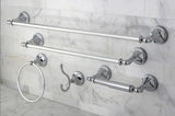 Kingston Brass BAHK1612478C Naples 18-Inch And 24-Inch Towel Bar Bathroom Accessory Set, Polished Chrome - Polished Chrome