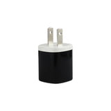 REIKO 1 AMP WALL USB TRAVEL ADAPTER CHARGER IN BLACK