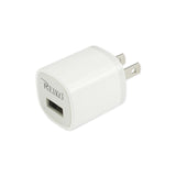 REIKO 1 AMP WALL USB TRAVEL ADAPTER CHARGER IN WHITE