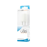 REIKO 1 AMP WALL USB TRAVEL ADAPTER CHARGER IN WHITE