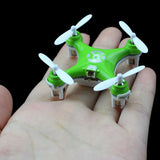 Cheerson CX-10 Mini 2.4G 4CH 6 Axis LED RC Quadcopter Airplane