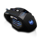 7 Button LED Optical USB Wired 5500 DPI Gaming PRO Mouse For Pro Gamer