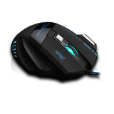 7 Button LED Optical USB Wired 5500 DPI Gaming PRO Mouse For Pro Gamer