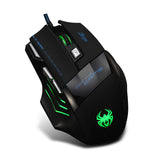 7 Button LED Optical USB Wired 5500 DPI Gaming PRO Mouse For Pro Gamer