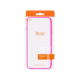 REIKO IPHONE 6 PLUS/ 6S PLUS CLEAR BACK FRAME BUMPER CASE IN PINK
