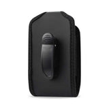 VERTICAL POUCH XXL WITH 360 ROTATING BELT CLIP AND RUGGED EDGES IN BLACK (5.12X2.91X0.94 INCHES)