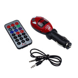 LCD Wireless FM Transmitter Car Kit MP3 Player Support USB SD MMC Slot