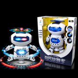 Electronic Walking Dancing Smart Space Robot Astronaut Kids Music Light Toys