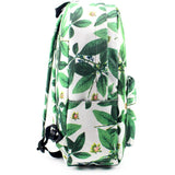 Women Fashion Leaves Travel Satchel School Bag Backpack