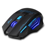 Adjustable 2400DPI Optical Wireless Gaming Game Mouse For Laptop PC