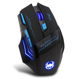 Adjustable 2400DPI Optical Wireless Gaming Game Mouse For Laptop PC