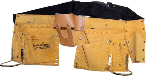 11 Pocket Double Tool Pouches With Nylon Belt With Quick Release :  ( Pack of  4 Pcs. )