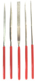 5 Piece 5.5-Inch Diamond Needle File Set, Different Shapes  (ToolUSA: F-90335)