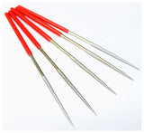 5 Piece 5-3/4" Assorted Round Diamond File Set  (ToolUSA: F-73555)