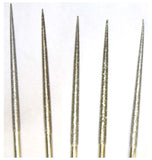 5 Piece 5-3/4" Assorted Round Diamond File Set  (ToolUSA: F-73555)