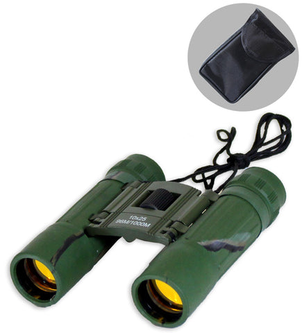 10x Ruby Lens Mini Camoflauge Binoculars :  ( Pack of  1 Pc )
