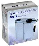 High Powered 55x Mini Microscope - ABS Housing & LED Light  (MAXIMIZE: MG-14743)