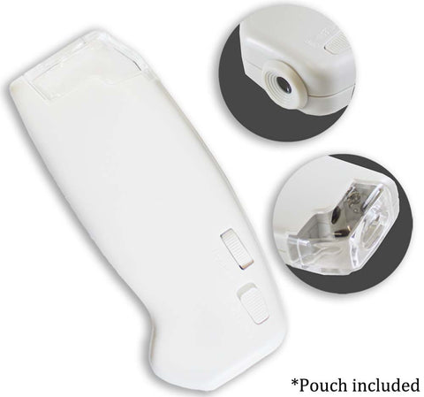 40x Illuminated Hand-held Pocket Microscope  ("LUMAGNY": MG-07583)