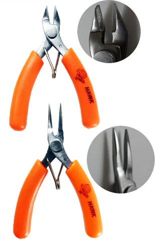 2 Pc. Stainless Steel Long Nose And Side Cutter Plier Set