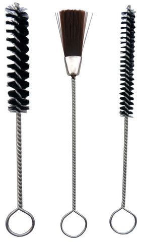 3 Piece set of 7" Long Pipe Cleaning Brushes Suitable For Cleaning Spray Gun Equipment