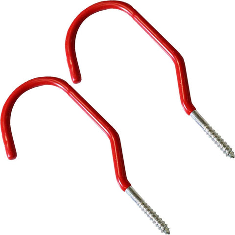 2 Piece Heavy Duty Storage Hooks - Question Mark (?) Shaped  (GRID: WP-WP8-2S-YW)