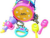 5pcs Kids Baby Roll Drum Musical Instruments Band Kit Children Toy