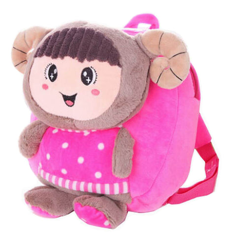 Lovely Childrens Backpack For School Toddle Backpack, Rose-red Sheep