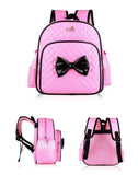 School Bags Childrens Backpack For School Toddle Backpack Baby Bag(Black Bow)