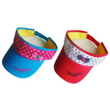 Lovely/Fashion Baby Unisex Solid Sports Visor Cap Peaked Cap Wide Brim Hat Red