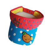 Adjustable Baby Unisex Sports Visor Sun Cap Peaked Cap Wide Brim Hat Blue