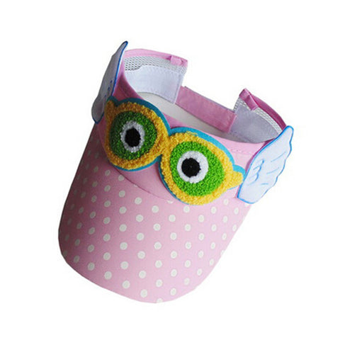 Unisex Baby Hat Sport Sun Cap Visor Peaked Cap Tennis Golf Hat,Adjustable,Pink