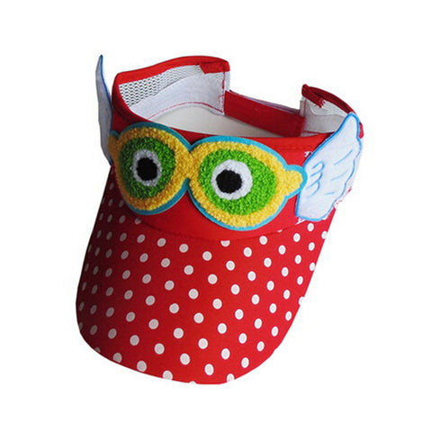 Unisex Baby Hat Sport Sun Cap Visor Peaked Cap Tennis Golf Hat,Adjustable,Red