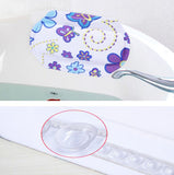 PVC Environmental Massage Bath Spa Pillow Non-skid Sucker Tub Cushion-Butterfly